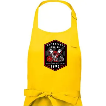 Kuchyňská zástěra Třicetiletý poklad z původních dílů 1996 - Pánská zástěra na vaření - Univerzální velikost ( Žlutá )