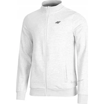 Pánská mikina 4F ZATEPLENÁ PÁNSKÁ MIKINA BOMBER ROZEPÍNACÍ BAVLNĚNÁ / vel M