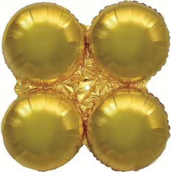Balónek Fóliový balónek zlatý podstavec pro balónky nafukované vzduchem, 22" - 56 cm