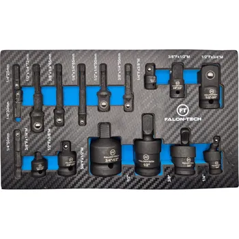 Gola hlavice REDUKCE ADAPTÉRY REDUKČNÍ NÁSTRČNÉ KLÍČE PRO RÁZOVÉ UTAHOVÁKY PRODLOUŽENÍ 1/2 3/8 3/4 17 KS.