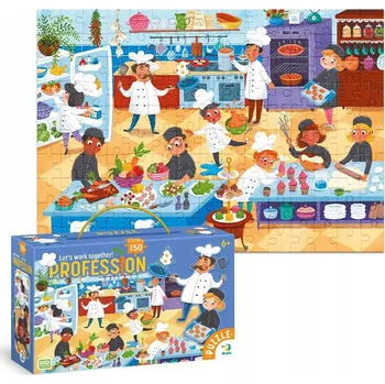 Puzzle Puzzle Vzdělávací "Povolání Kuchař" 150 dílků. Skládačka pro děti Dodo