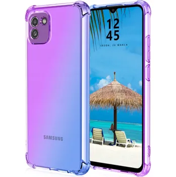 Pouzdro na mobilní telefon Zadní Kryt MBM pro Samsung Galaxy A03 modrý