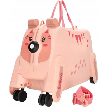 Dětský odolný PP kufr - odrážedlo - Zebra Trends Ranger 48 L - kočka