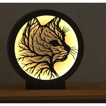 Lampička Lampička - kočičí keř (teplá barva světla)