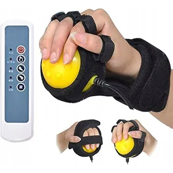 Masážní přístroj Masážní Přístroj Altera elektrický masážní míček s infračerveným zářením na ruce, žlutý