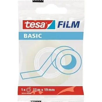 Lepicí páska Tesa "Basic 58544", průhledná, 19 mm x 33 m