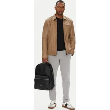 Městský batoh Batoh Calvin Klein Sleek Nylon Backpack LV04D3042G Černá OS