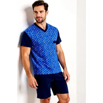 Pánské pyžamo Pánské Pyžamo Krátké FOLTÝN PK 367 Velikost: 5XL