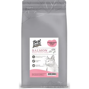 Best Breeder DELUXE Cat Salmon with White Fish Sterilised Adult balení 1,5 kg
