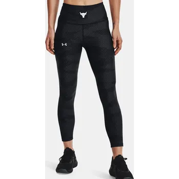 Under Armour dámské legíny Project Rock HeatGear s protiskluzovým pasem, klasické 7/8, velikost XS