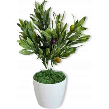 umělá květina Pokojová rostlina Olivovník s plody 37 cm Květiny do kanceláře Umělý stromek