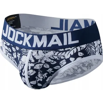 Slipy Pánské bavlněné slipy JOCKMAIL s květinovým potiskem - XXL