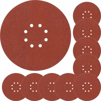 Brusný kotouč BRUSNÝ PAPÍR KOTOUČ NA SUCHÝ ZIP PRO ŽIRAFU 225 NA POLYSTYREN P120 10 ks