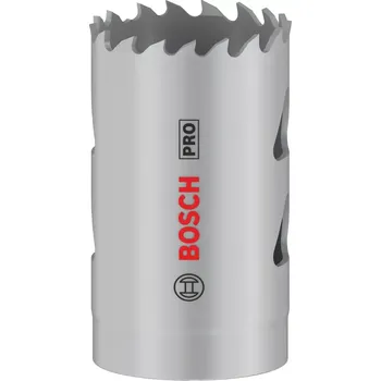 Pilová děrovka Vrtací korunka - děrovka na měkké dřevo, sádrokarton, plasty, kovové trubky a neželezné kovy Bosch PRO Multi Material - 33x44mm, 8% kobaltu, rychlořezná ocel, beznástrojový upínací systém Power Change Plus (2608901503)