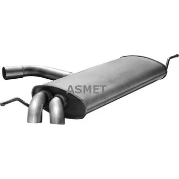 Tlumič výfuku Zadní tlumič výfuku ASMET 03.127