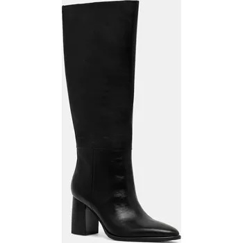 Dámská móda Kožené kozačky Guess PERINNA FLFPER.LEA11.BLACK černá 99X, EUR 39