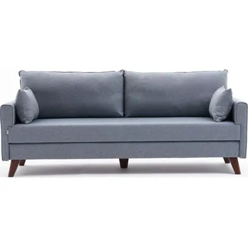 Pohovka Třímístná rozkládací pohovka Bella 208 cm modrá