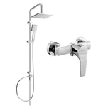 Mexen Tord sprchová sestava s dešťovou sprchou + sprchová baterie Caro, chromová, 746640200-00