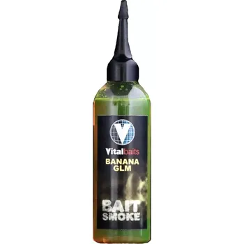 Návnadové aroma Vitalbaits Booster Bait Smoke Strawberry Nutty 100ml