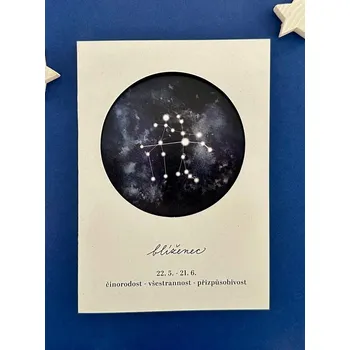 Be Nice EKO Přání Znamení zvěrokruhu - Blíženci