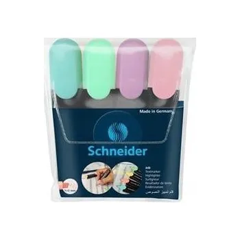 Zvýrazňovač Vícebarevný Zvýrazňovač Schneider , 4 ks