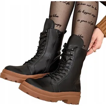 Dámská zimní obuv Royalfashion dámské kotníkové boty s plochým podpatkem velikost 39