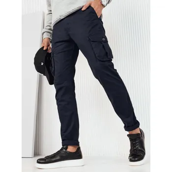 Pánské oblečení Pánské kalhoty kapsáče UX4255 Barva: Tmavě Modrá, Velikost: 192