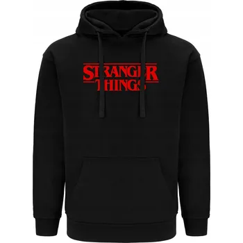 Pánská mikina Mikina STRANGER THINGS 001 Černá Velikost M UNISEX