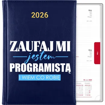 Kalendář Knižní kalendář 2026 A5 modrý