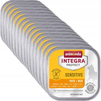 Krmivo pro kočku Animonda Integra Cat Sensitive - Čisté krůtí s rýží 100g