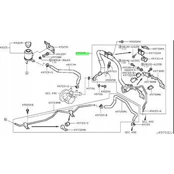 Posilovač řízení ESEN SKV 10SKV945 Hydraulická hadice, systém řízení