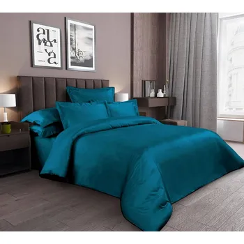 Povlečení Povlečení LUX Premium 100% Bavlna – 4 díly Ink Blue 200 x 220 cm