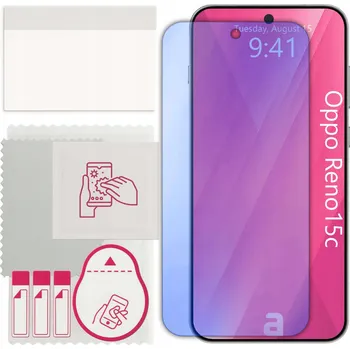 Pouzdro na mobilní telefon Sklo 9H pro Oppo Reno 15c, alternativa tvrzeného skla, flexibilní