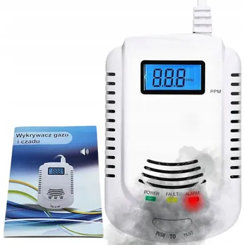 Zabezpečovací technika DETEKTOR OXIDU UHELNATÉHO MĚŘÍ ÚROVEŇ PPM, ZJIŠŤUJE CO alarm, CERTIFIKOVANÝ DETEKTOR