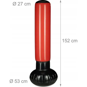 Obraz Nafukovací boxovací pytel stojící 160 cm – Ventil pro uvolnění energie pro děti