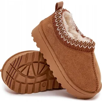 Dívčí sněhule Butosklep dětské sněhule hnědé velikost 32