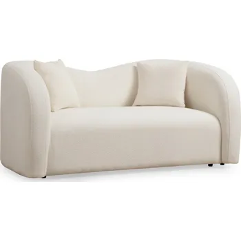 Pohovka Dvoumístná pohovka Asos 170 cm bouclé krémová