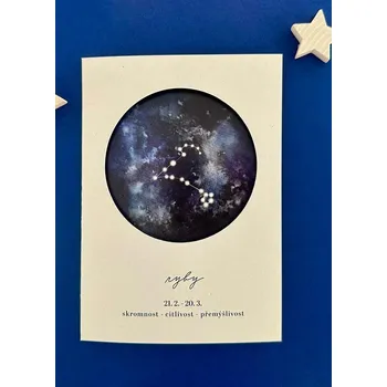 Be Nice EKO Přání Znamení zvěrokruhu - Ryby