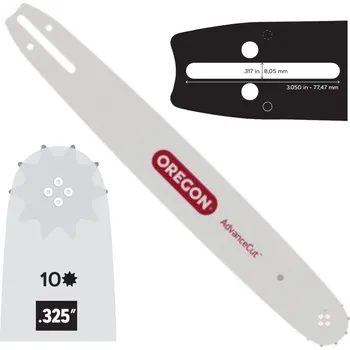 Pilová lišta Vodící lišta na řetězové pily Oregon 40 cm 16" .325" 1,5 mm 66 článků