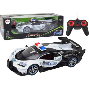 RC model auta Auto na dálkové ovládání RC Policejní v měřítku 1:12 Bílé