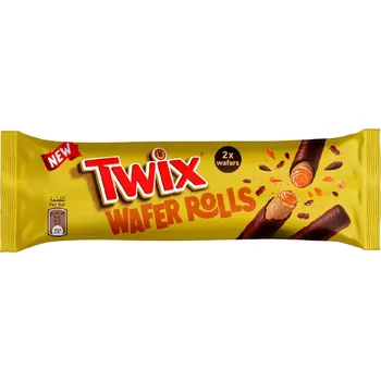 Cukrovinka I love Hummus, s.r.o Twix wafer roll 22,5g Datum expirace 06.12.2025