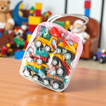 autíčko Sada 6 natahovacích autíček v průhledné tašce