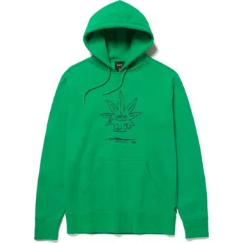 Pánská mikina MIKINA HUF EASY GREEN P/O HOODIE - zelená - S + při osobním odběru 941 Kč