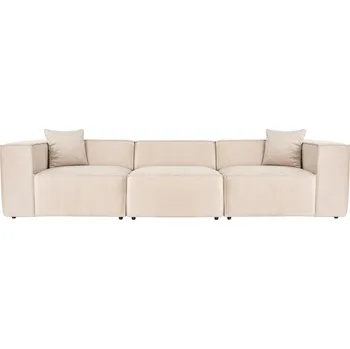 Pohovka Třímístná pohovka Lora 303 cm krémová