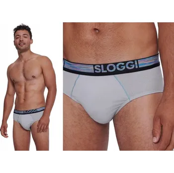 Slipy SLIPY PÁNSKÉ Slipy Sloggi Men GO ABC Natural Midi 2 KUSY S