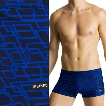 Pánské plavky PÁNSKÉ PLAVKY Atlantic Boxerky do vody Přiléhavé Rychleschnoucí - M