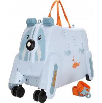 Dětský odolný PP kufr - odrážedlo - Zebra Trends Ranger 48 L - mrož