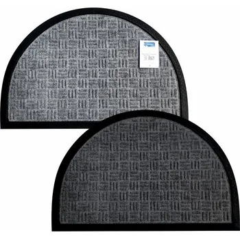 Rohožka Clanax Excelent rohožka půlkruh mix odstínů 45 x 75 cm 