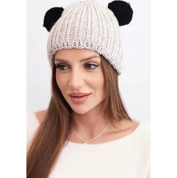 Čepice Kesi zimní čepice beanie béžová, univerzální velikost