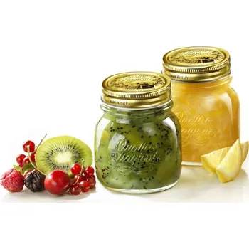 Sklenice Bormioli Rocco 8004360030815 skleněná dóza runda Průhledný